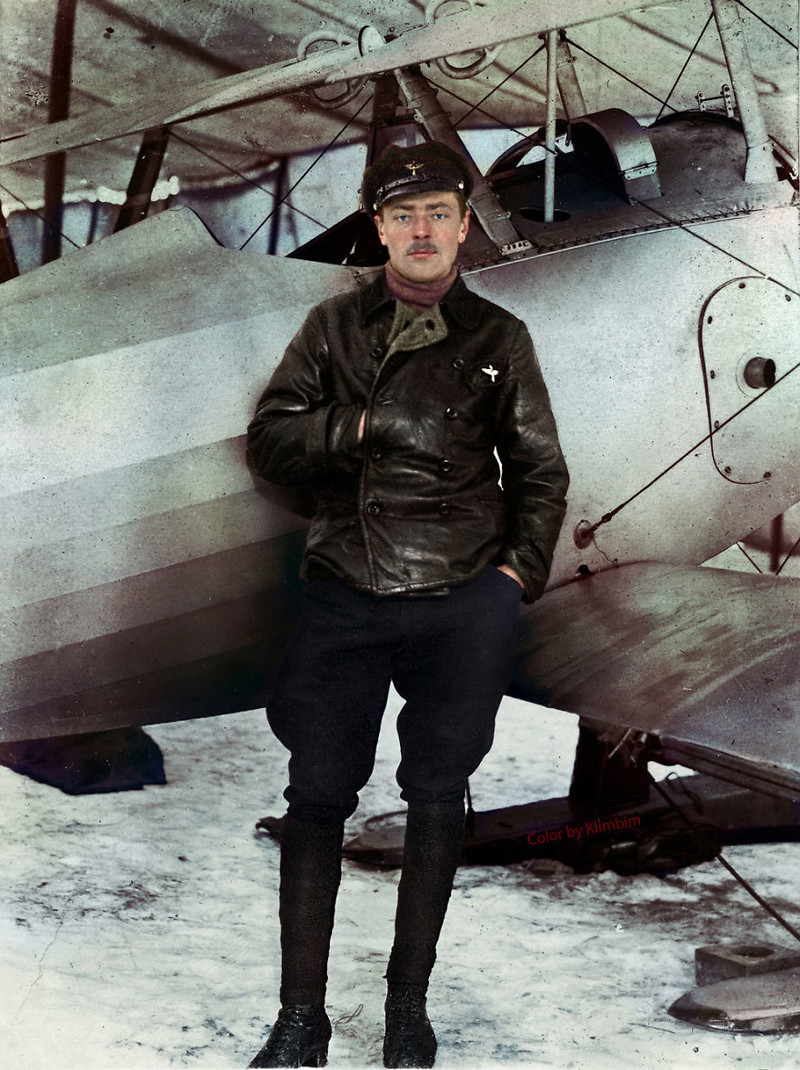 Российский пилот, Первая мировая война, 1918 год