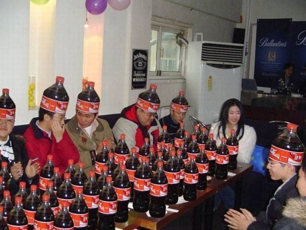 Китайцы фанаты кока-колы