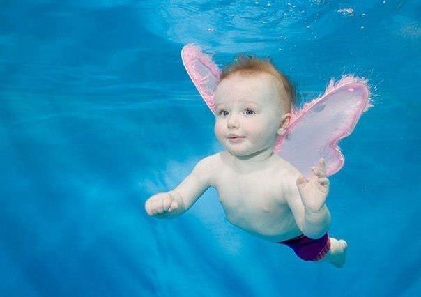 Плавание маленьких детей