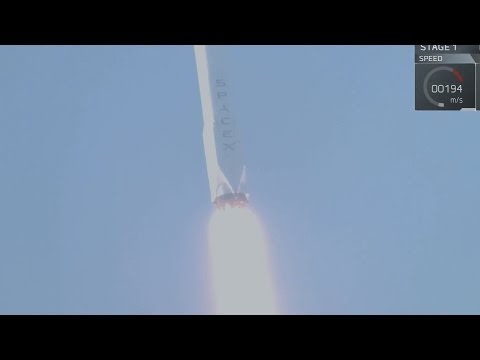 Полет ракеты Falcon 9