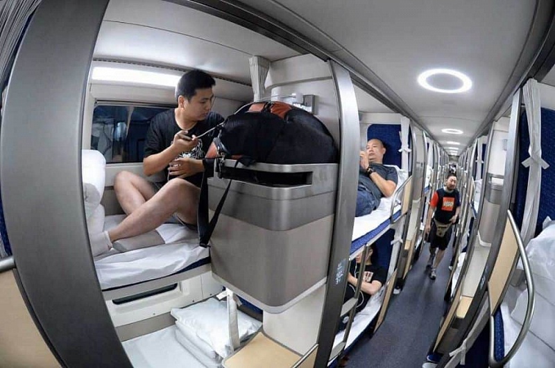 Как теперь выглядят плацкартные вагоны в Китае