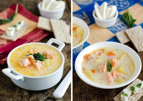 Сырный рыбный суп (рецепт)