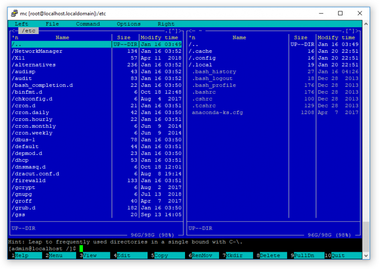 Midnight commander linux. MC Linux. Midnight Commander Black and White. MC Centos. Doc как запустить Norton Commander.