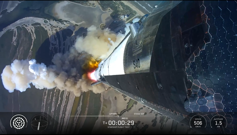 SpaceX успешно провела 13-й испытательный полёт Starship