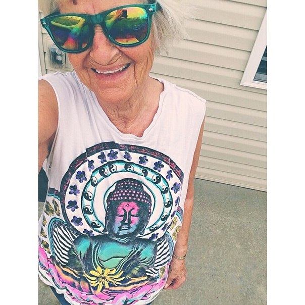 86-летняя бабушка-хиппи из Кентукки, которая