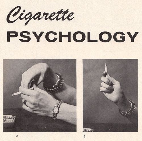 Что можно сказать о человеке по тому, как он держит сигарету